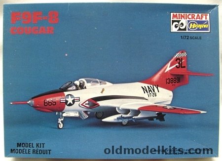 Hasegawa 1/72 Grumman F9F-8 Cougar - (F9F8), 1139 plastic model kit